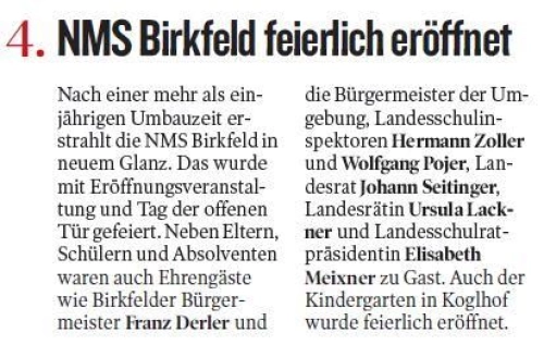Zeitungsbericht: Allgemeine Presseberichte – Foto 17