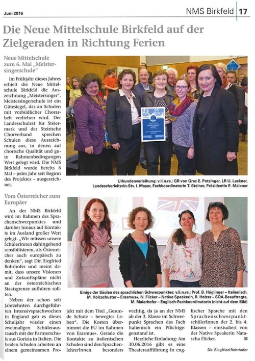Zeitungsbericht: MUSIK - Auftritte, Musical, ... – Foto 5