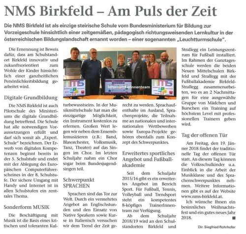 Zeitungsbericht: Digitale Grundbildung - 3D-Druck – Foto 1